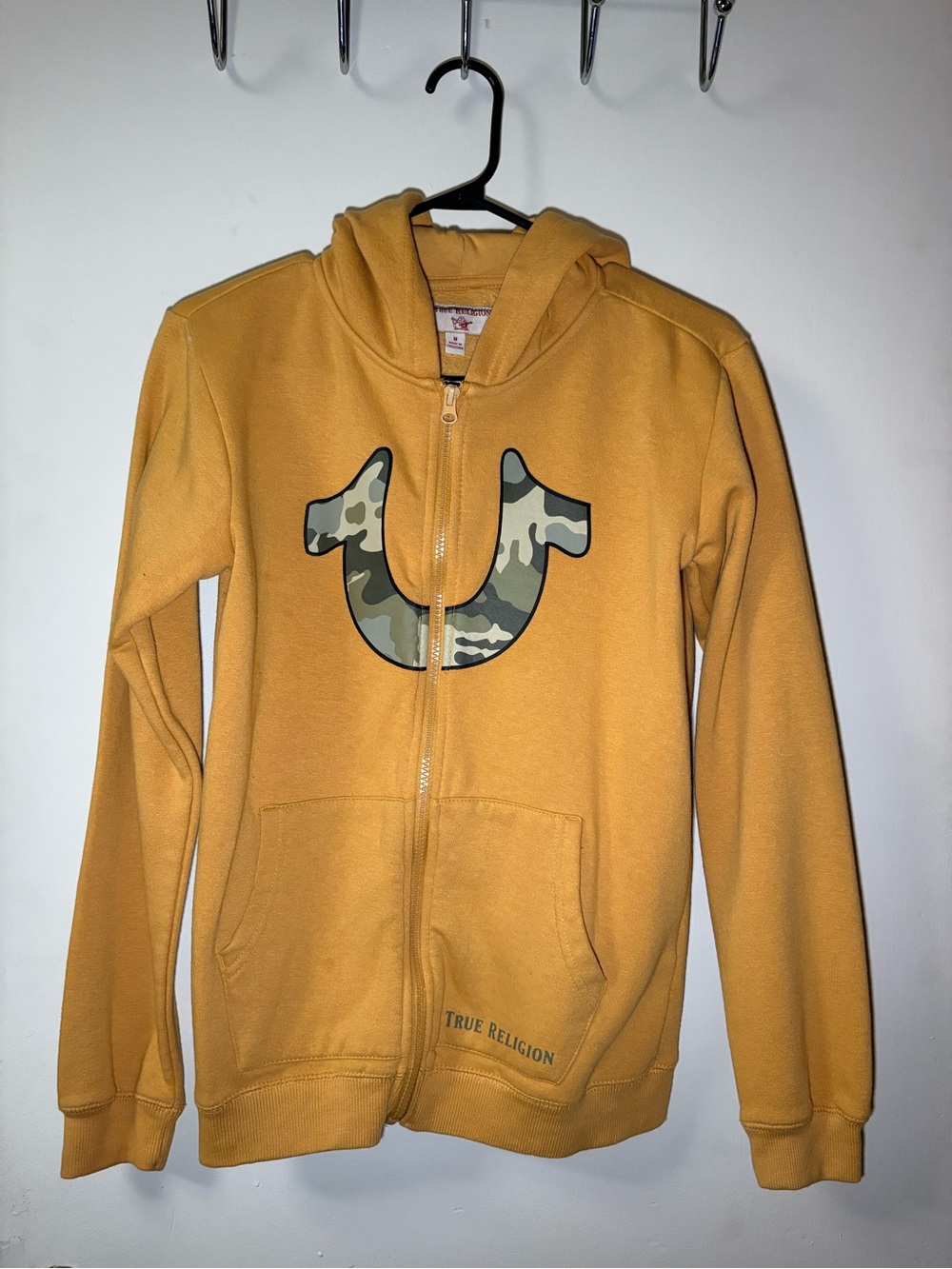 True Religion Hoodie with Camo Logo